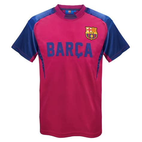 Fc Barcelona Official Football T Mens Poly Training Kit T Shirt Ebay