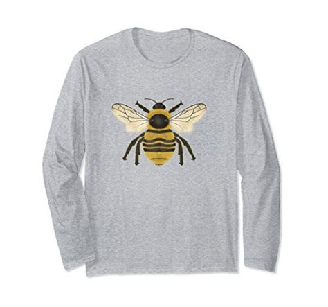 Unisex Bee T Shirt Long Sleeve Tshirt For Beekeepers Sma Https