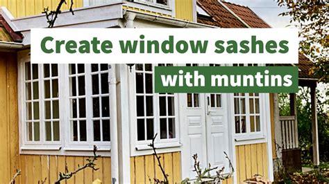 Making Wooden Windows With Glazing Bars Muntins Youtube
