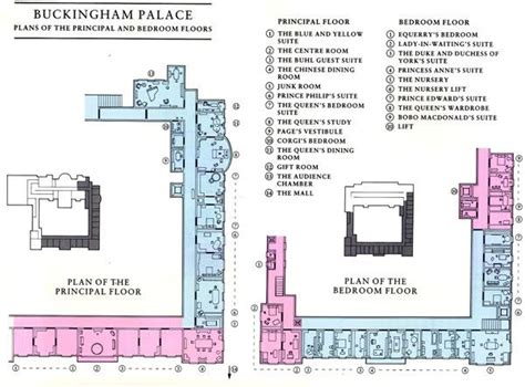 It is one of four primary residences the queen maintains, along with windsor castle in windsor, sandringham house in norfolk and balmoral castle, in scotland. Plan of Buckingham Palace | Bedrooms, Apartment plans and ...
