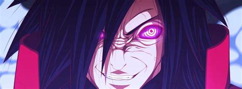 Anime Naruto Madara Uchiha Purple Eyes Facebook Cover