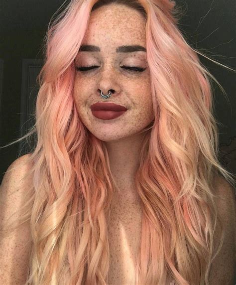 See This Instagram Photo By Lovescenehair K Likes Peach Hair