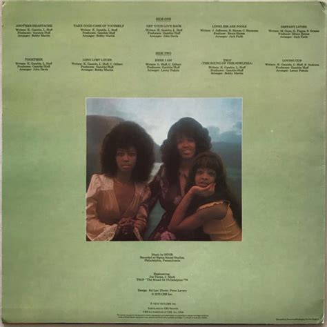 Three Degrees The Take Good Care Of Yourself Lp Vinyl Ph