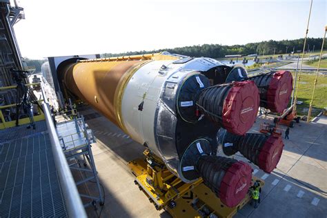 The Artemis 1 Sls Core Stage Has Been Loaded Onto Pegasus For Transport