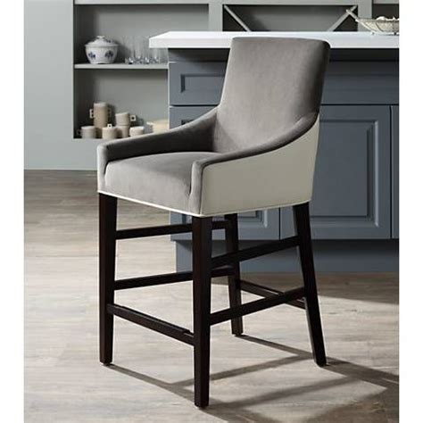 Based on the furniture and space in your office or home, pick a start by measuring the counter height, which can be anything between 35 to 47 inches. Vincent 26" Gray Fabric Ivory Bonded Leather Counter Stool ...