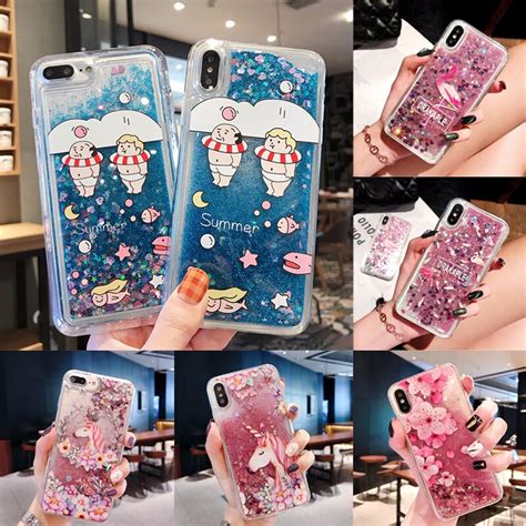 Funda Con Patr N De Flamenco Y Unicornio Para Iphone Carcasa Din Mica