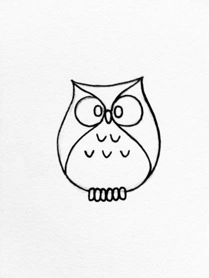 Pin By Taco Mél Thériault On Hibou Simple Owl Tattoo Owl Drawing
