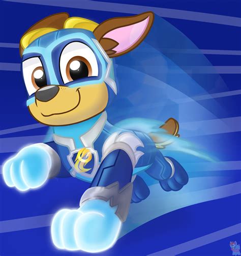 Paw Patrol Mighty Pups Super Paws Chase By Rainboweeveede On Newgrounds