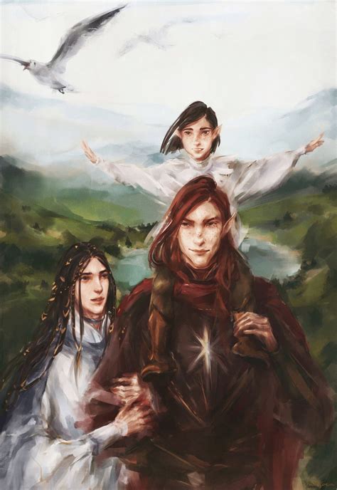 Maedhros Fingon And Gil Galad Silmarillion By Miyota Silmarillion