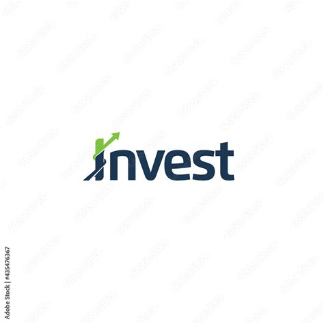 Invest Logo Or Wordmark Design Stock Vector Adobe Stock