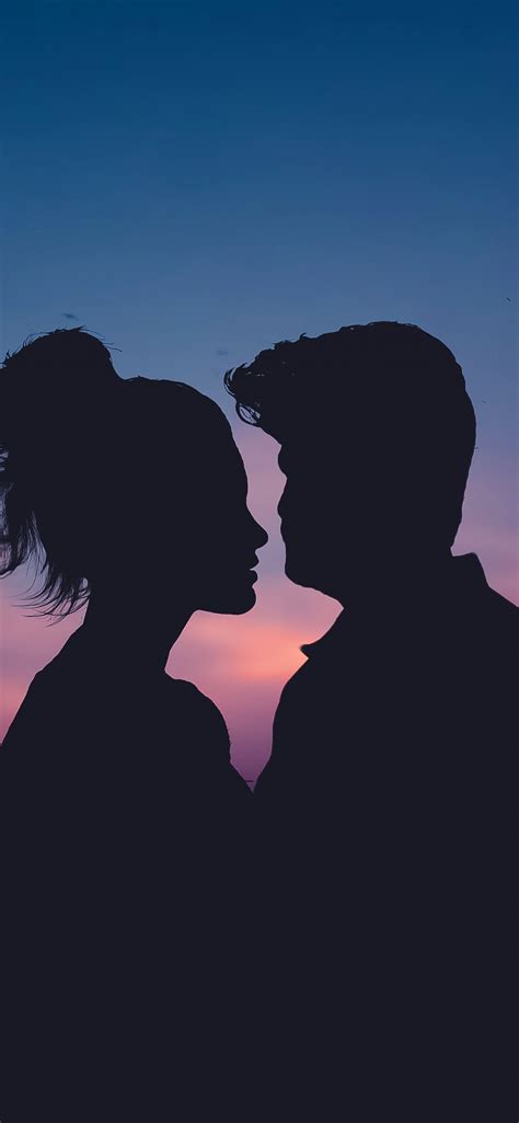 Couple Wallpaper 4k Silhouette Lovers Romantic Evening Sky Dawn