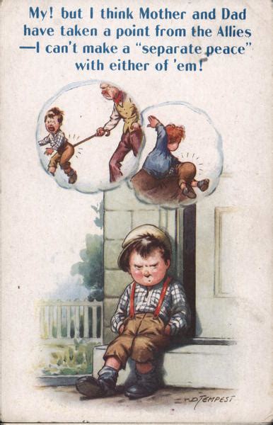Mother And Father Spanking Boy Postcard
