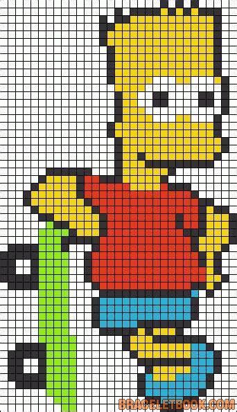 Pixel Art Bart Simpson 31 Idées Et Designs Pour Vous Inspirer En Images