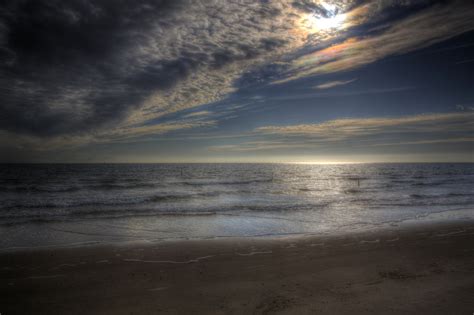 Wallpaper Sunlight Landscape Sunset Sea Shore Sand Reflection