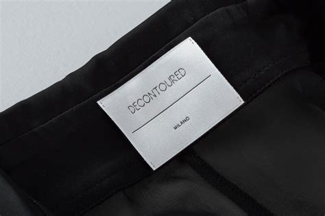 Decontoured — Bunch Clothing Labels Design Label Design Clothing Labels
