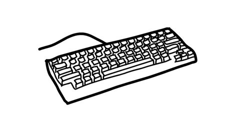 Keyboard Drawing At Explore Collection Of Keyboard