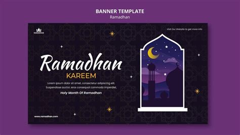 Free Psd Ramadan Banner Template Illustrated