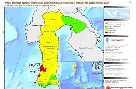 Peta Digital Peta Indeks Risiko Bencana Kekeringan Di Provinsi
