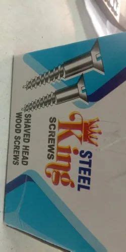 60 Mm Mild Steel Head Shaved Wood Screw Drum Polish At Rs 71box In
