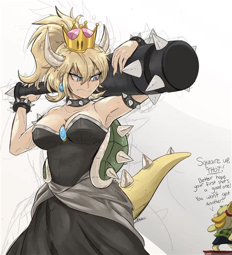 Square Up By Ncmares Bowsette Know Your Meme