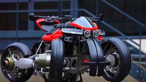 Lazareth Lmv 496 Flying Motorcycle With Jet Turbines In The Wheels