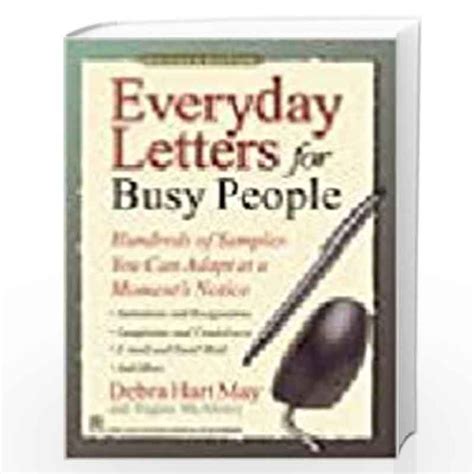 Everyday Letters For Busy People By Hart Debra May Buy Online Everyday