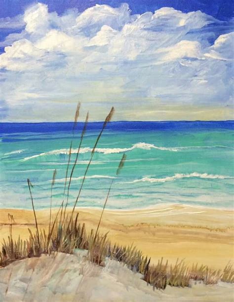 Pin By Estrella Dg On Arte En La Pared Beach Painting Seascape