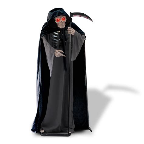 Totally Ghoul Halloween Animated Standing Grim Reaper