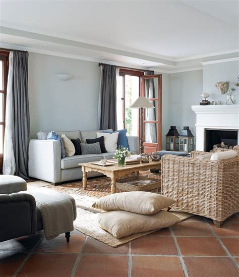 Decoracion salon blanco y madera. Salón en gris y color madera | Salones grises, Salones ...