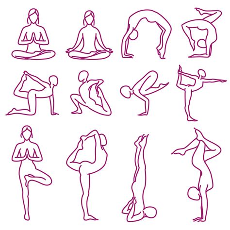 See more ideas about yoga, asana, yoga asanas. Yoga poses vector silhouettes, pilates fitness female ...