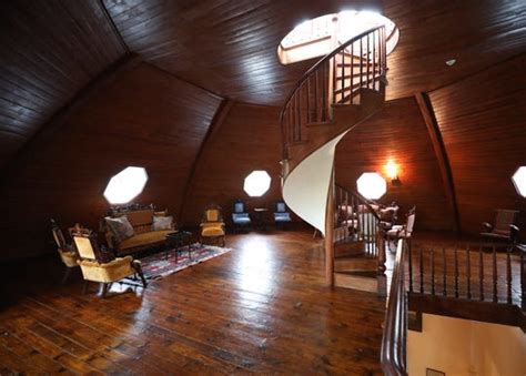 Octagon House Worlds Only Fully Domed Octagonal House Open For Tours