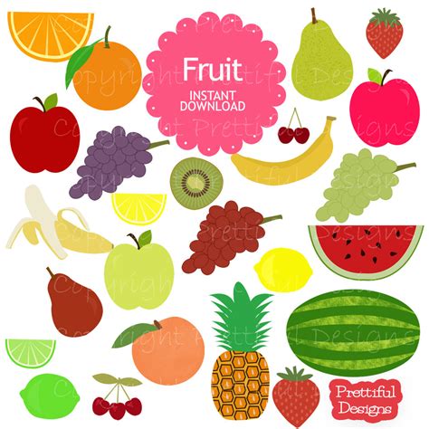 Free Fruit Clipart Clip Art Library
