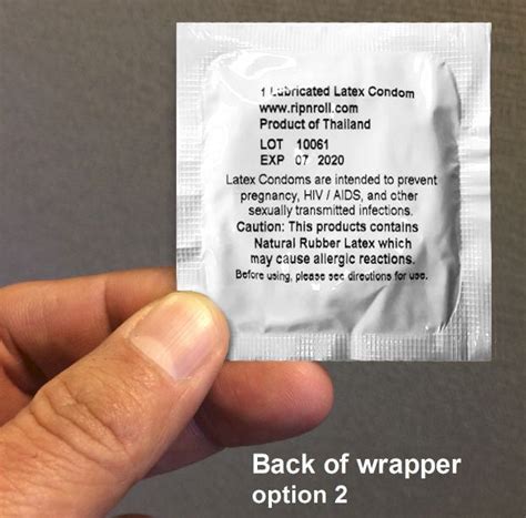 Foil Wrapper Condoms Printed In Full Color All Condoms