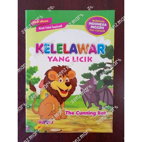 Jual Kisah Dongeng Binatang Kelelawar Yang Licik Full Colour Dengan 2