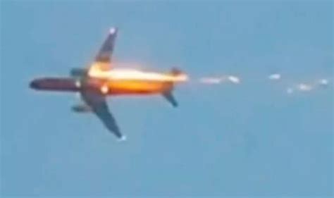 Russian Plane Bursts Into Flames After Powerful Explosion World