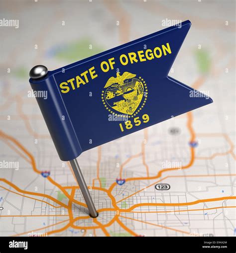 Oregon Map Usa Hi Res Stock Photography And Images Alamy