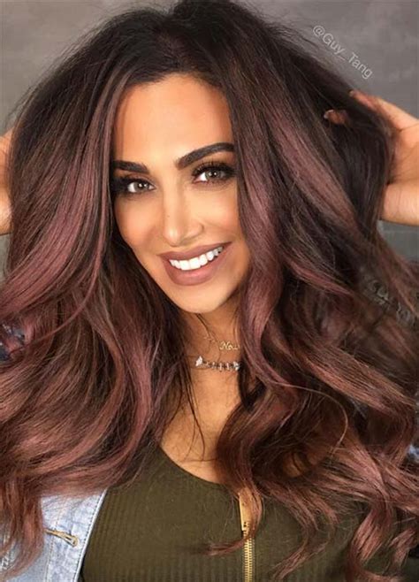 Dark auburn is rich enough and will also combine perfectly on hair colors that are naturally black or very dark. 100 Dark Hair Colors: Black, Brown, Red, Dark Blonde ...
