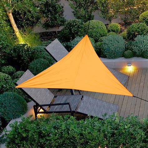 Outdoor Triangular Sunshade Sail Shelter Water Resistant Patio Cover