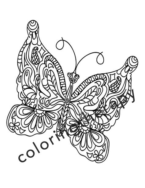 animal adult coloring digital book  pages coloring therapy adult coloring pages