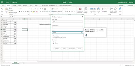 How To Replace Values Or Words In Ms Excel Online A Guide By Myguide