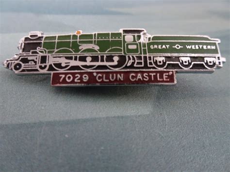 Vintage Train Locomotive Railway Metal Enamel Pin Badge Great Etsy