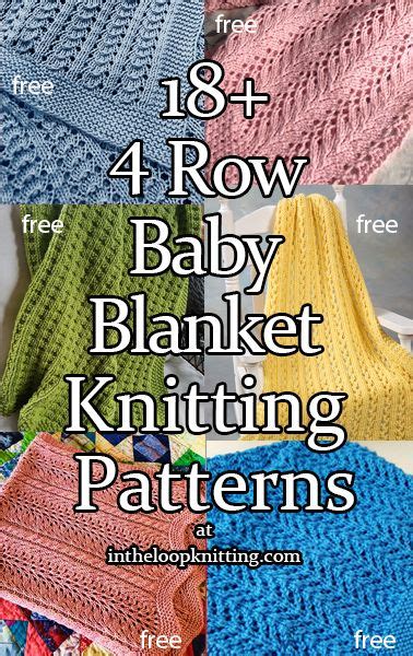 4 Row Repeat Baby Blanket Knitting Patterns Artofit