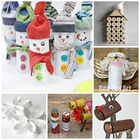 Toilet Paper Roll Christmas Crafts