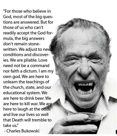 My Favorite Quote From Charles Bukowski Charles Bukowski Quotes