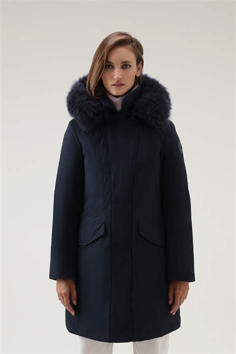 Modern Vail Parka Aus Urban Touch Mit Abnehmbarem Kaschmirfell Damen