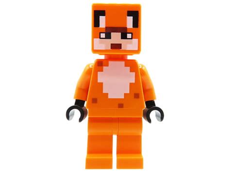 Lego Minecraft Minifigure Fox Skin Etsy Uk