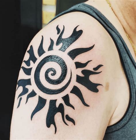 Rise And Shine Best Sun Tattoo Ideas With Meanings Tattoo Stylist