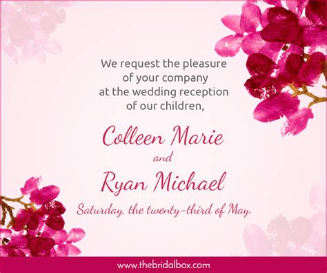 Select a template and edit freely to design a custom invitation. 50 Wedding Invitation Wording Ideas You Can Totally Use!