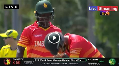 Live T20wc Cricket Warmup Match Zimbabwe Vs Sri Lanka Sl Vs Zim