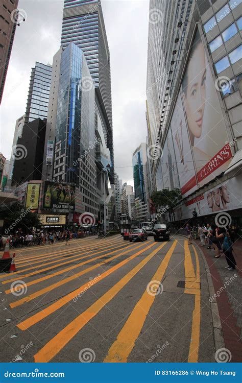 Causeway Bay Street View In Hong Kong Editorial Photo Image Of